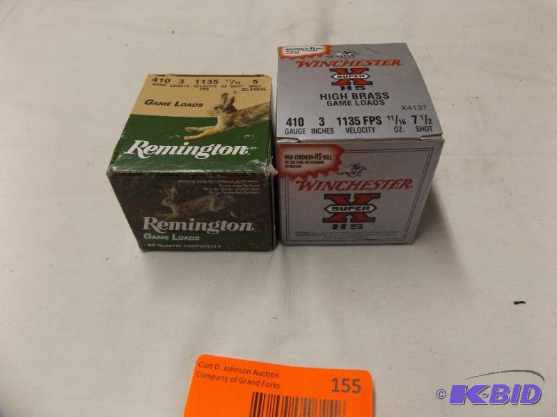 Remington 410 gauge, 3 and Winchester 410 g...