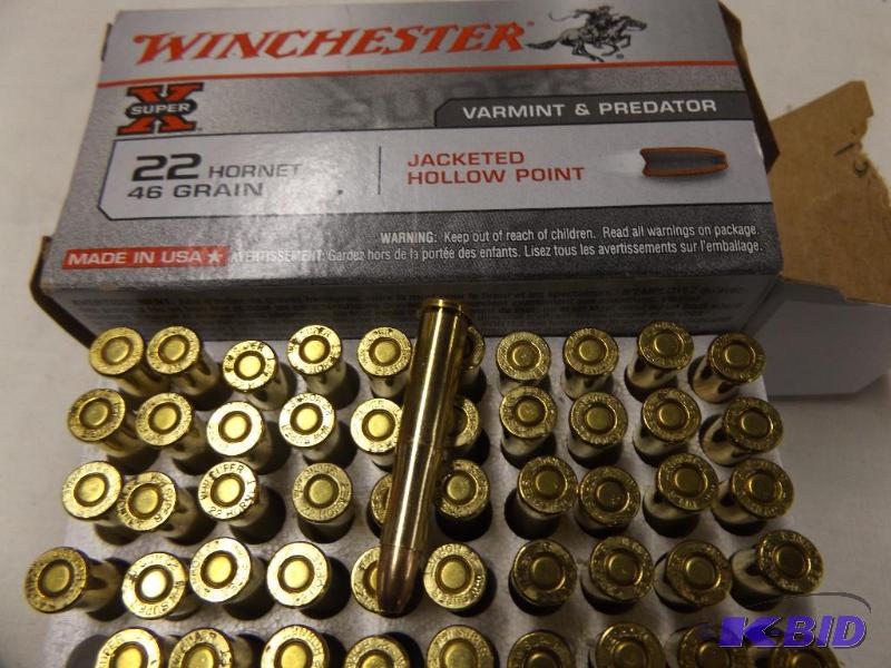 Winchester 22 Hornet, 46 grain, Jacketed Holl...
