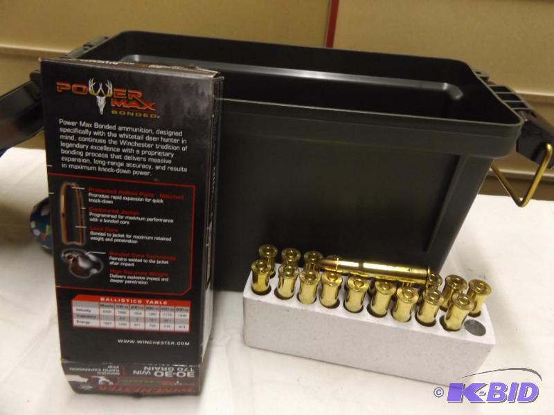 Winchester 30-30, 170 grain cartridges and a ...