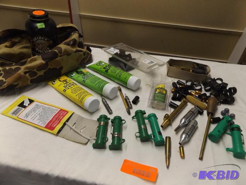 Muzzle loading items, 3 tubes of Bore Butter...
