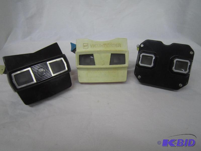 lot 157 image: 3 Collectible View Master
