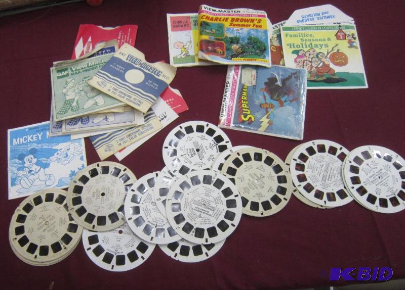 lot 158 image: View Master Disk - New Superman plus Disney and Charlie Brown plus More