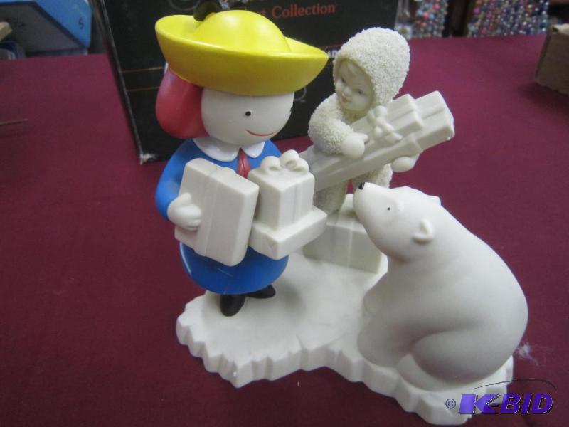 lot 160 image: Gift So Fine From Madeline - Snowbabies - As Is see pictures