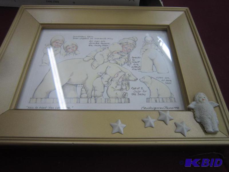 lot 161 image: Snowbabies - Frame with Frame 1998 -1999