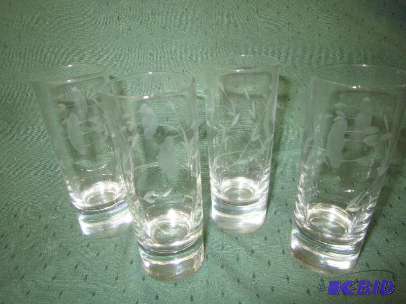 lot 193 image: Princess House Set of 4 Shot Glasses