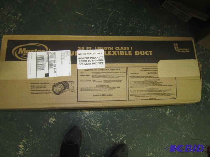 lot 256 image: CONSTRUCTION - Aprrox 15 Feet of Flexible Insulated Duct