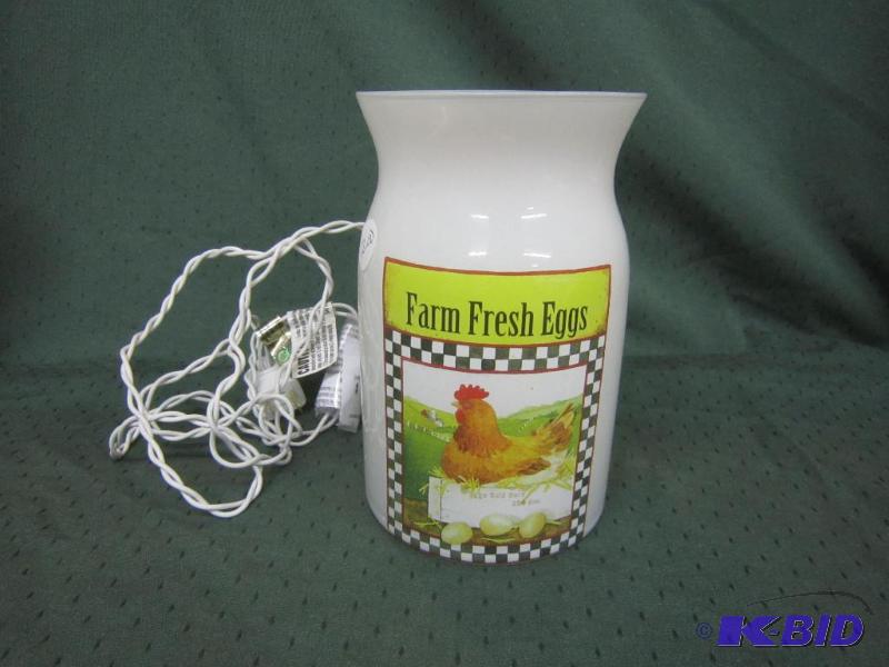 lot 271 image: NEW Farm Fresh Eggs Lighted Light