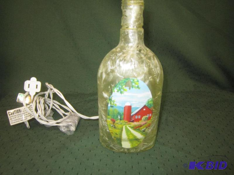 lot 282 image: NEW Lighted Light - Farm Bottle 9