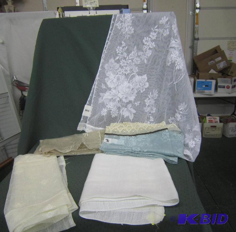 lot 292 image: Fabric, Linens, Curtains, Etc
