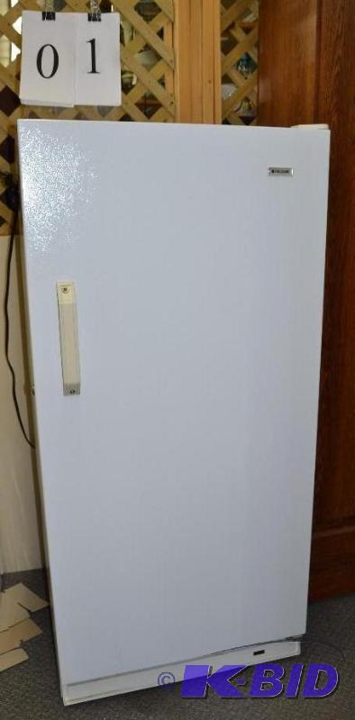lot 1 image: Frigidaire Upright freezer