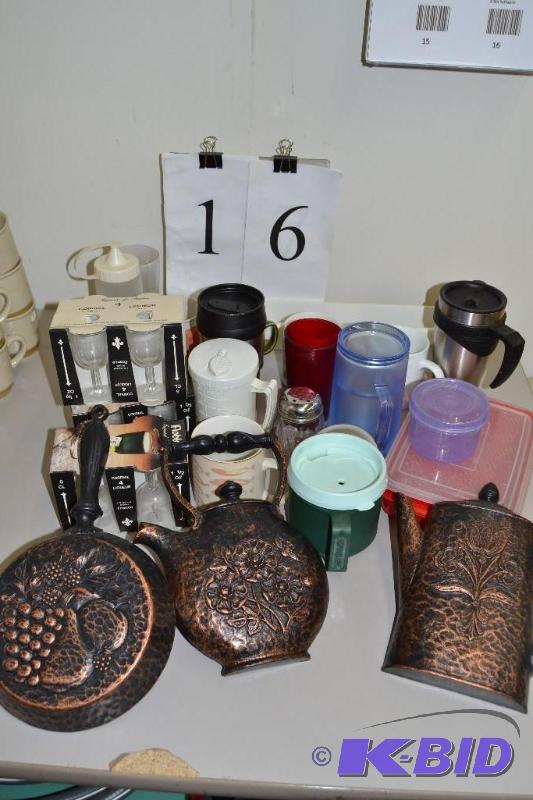 lot 16 image: Misc. kitchen items