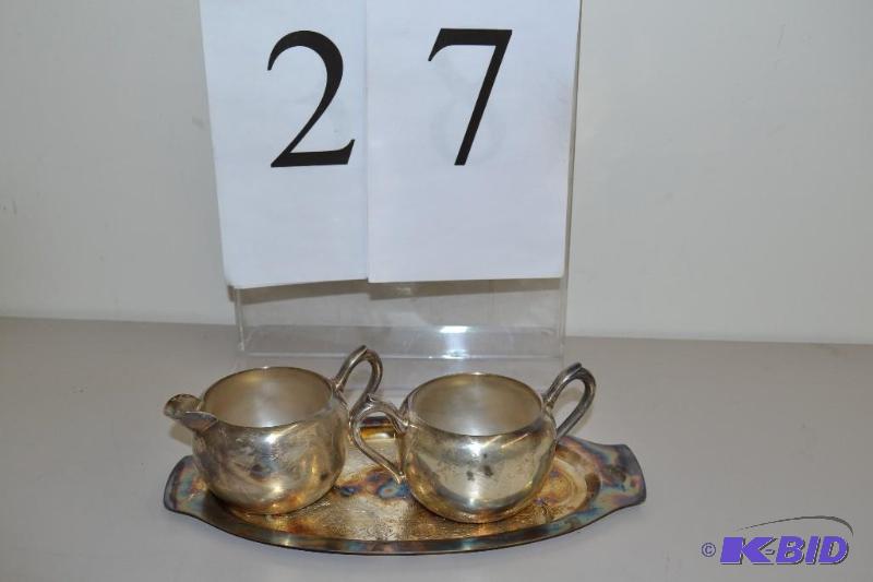 lot 27 image: F. B. Rogers silver on copper