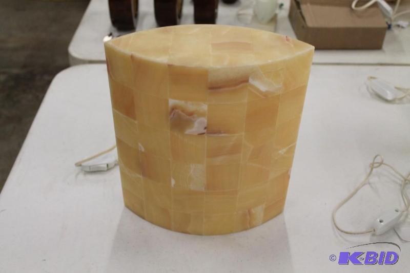 Onyx Oval Lamp Large&nbsp12&quot Tall X 10&...