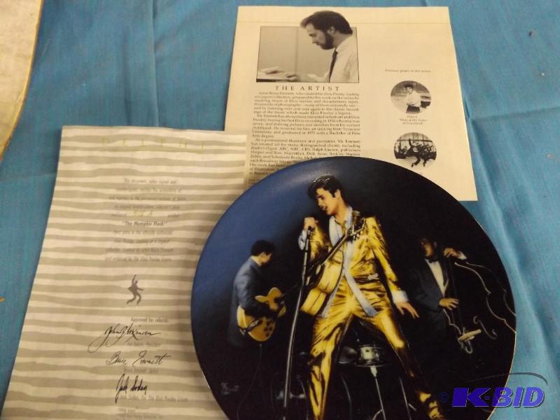 Elvis Decorative Plate, The Memphis Flash, a ...