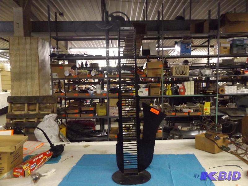 Saxaphone shaped CD Rack...