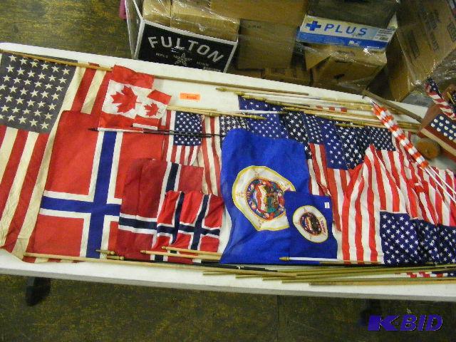 lot 212 image: Assortment of Flags...