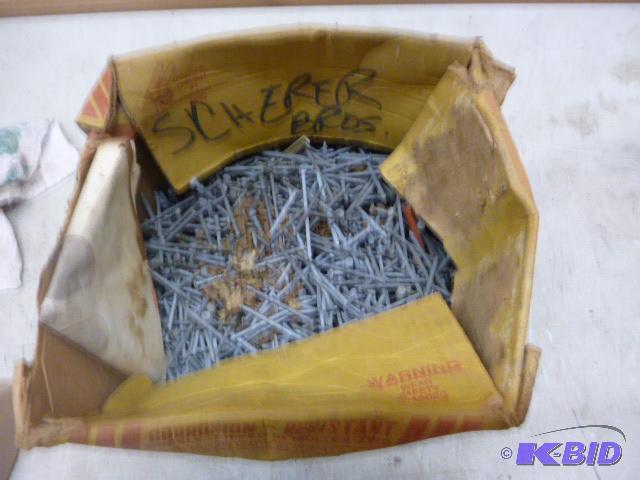 Box of 10d 3&quot Wood Siding Nails...