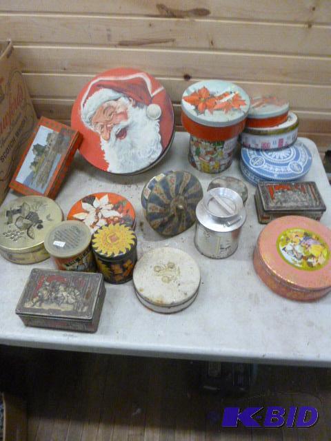 Miscellaneous Collector Tins...