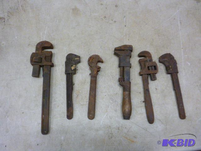 Miscellaneous Monkey and Pipe Wrenches...