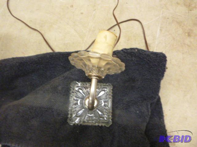 Vintage Glass Wall Sconce&nbsp...