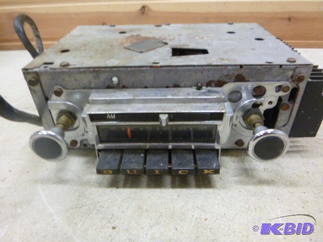 Old Buick Radio...