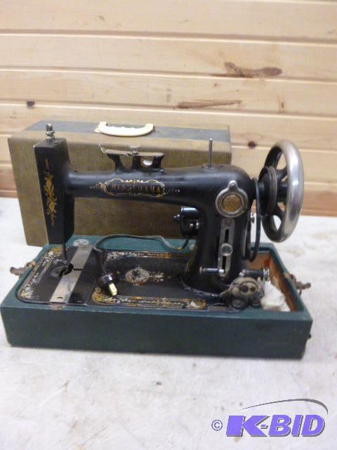 Vintage Minnehaha Sewing Machine with Case...