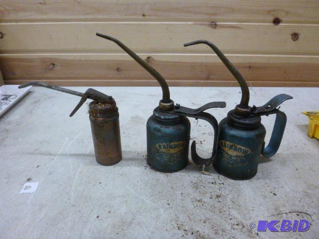 3 Oil Cans...
