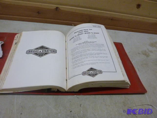 Old Briggs &amp Stratton Master Parts Manual...