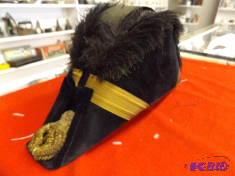 VINTAGE MASONIC KNIGHTS TEMPLAR CHAPEAU  HAT...