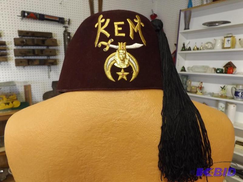 KEM, Masonic Shriner Hat...