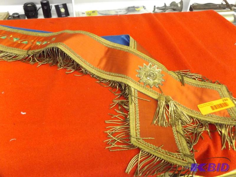 Masonic Knights Templar Sash  Collar...