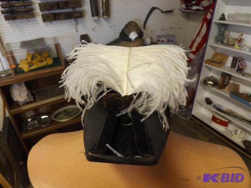 VINTAGE MASONIC KNIGHTS TEMPLAR CHAPEAU  HAT...