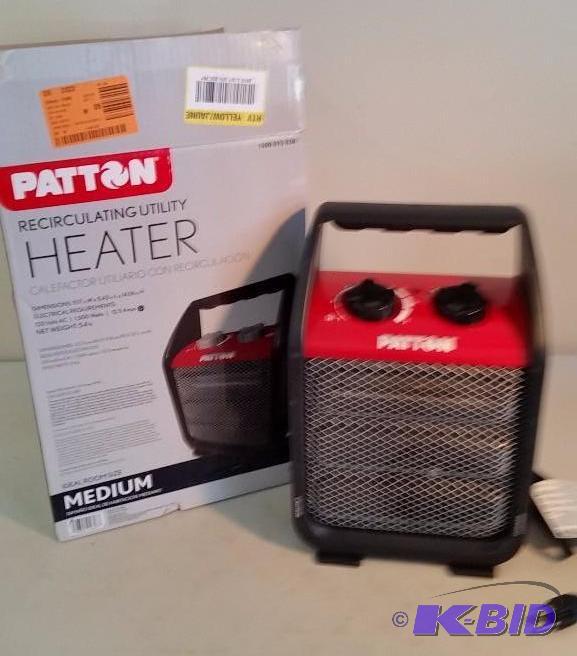 lot 30 image: 1500-Watt Recirculating Portable Utility Heater. Tested Works.