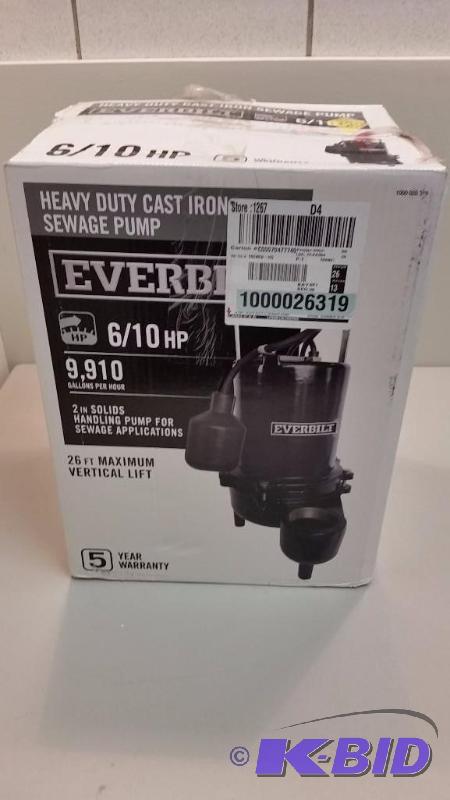 Heavy Duty Cast Iron Sewage Pump