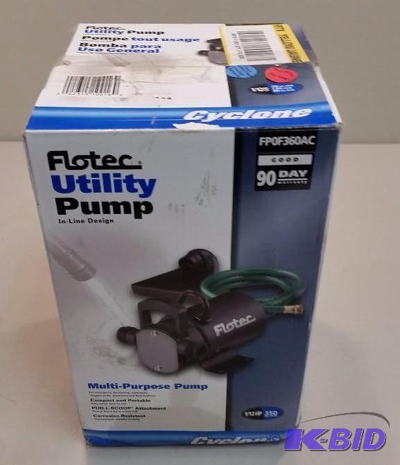 112 HP Liquid-Transfer Utility Pump.  Tested Works. Cracked Casing but still works.