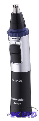 lot 50 image: Panasonic ER-GN30-K Nose, Ear n Facial Hair Trimmer WetDry with Vortex Cleaning System, Black