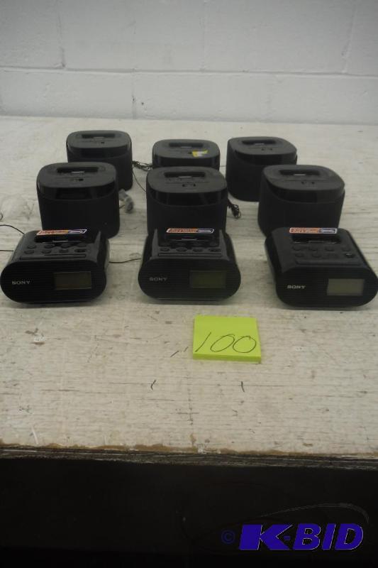 lot 100 image: Lot of 6 Gear4 alarm docs and 3 Sony Alarm Docs