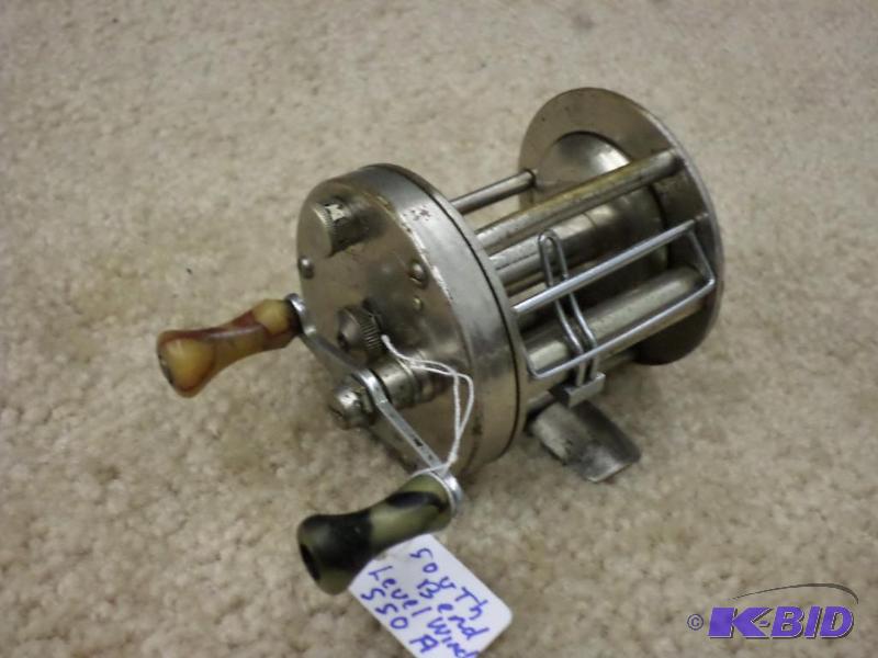 lot 55 image: South Bend Levelwind 550A Reel...