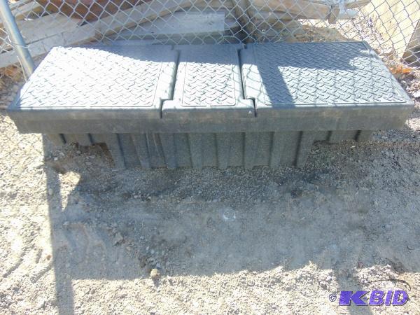 Plastic Truck Tool Box   Appears to be for a ...