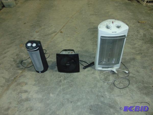 (3) Electric Heaters   All tested and work ...