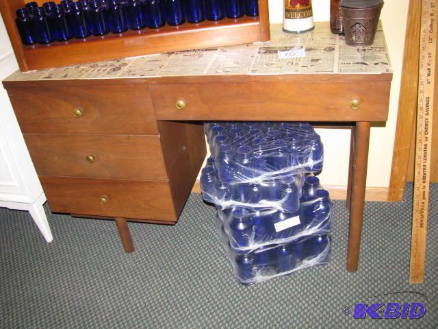 mid century Stanley furniture co desk. The to...