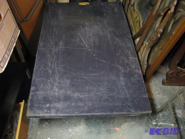 large platform cart with handle and four air&...