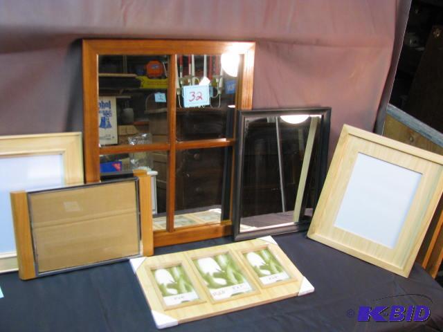 several frames&nbspand mirrors...