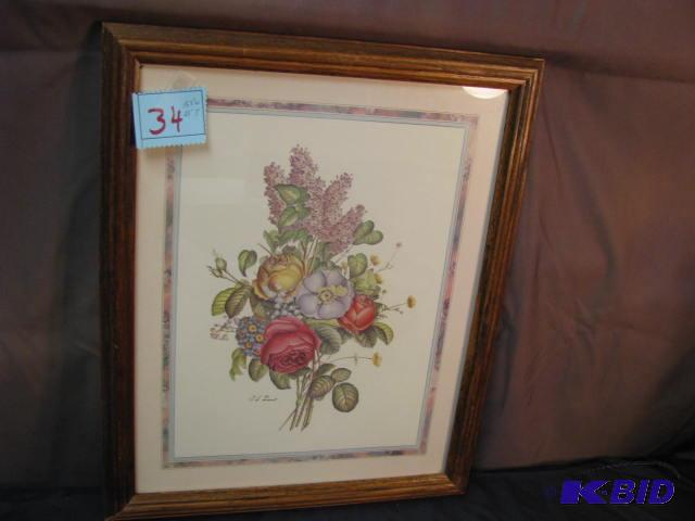 vintage floral print 18.5&quot&nbspwide and...
