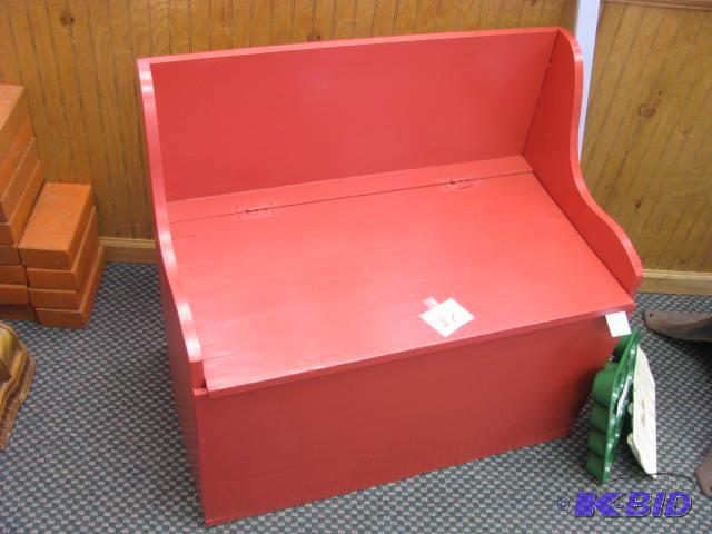 red seated chest for childrens toys&nbsp...