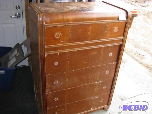 vintage waterfall four dresser could look gre...