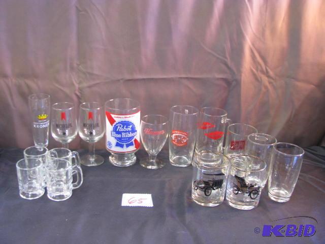 large group of beer related drink ware&nbspg...