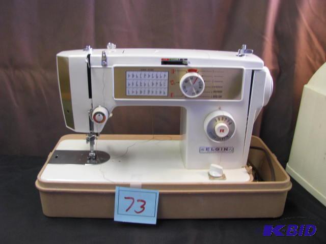 Elgin portable sewing machine...