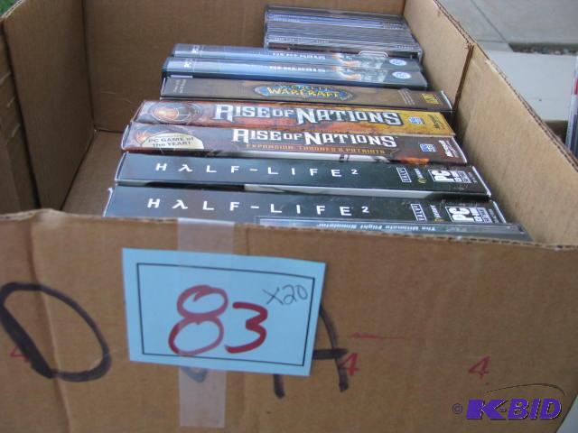 lot of&nbspvideo games mostly PC games see p...