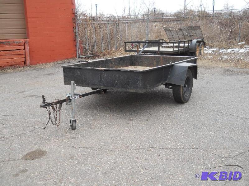1998 Homemade Metal Tilt Bed Trailer. Permanent Reg. NO RESERVE